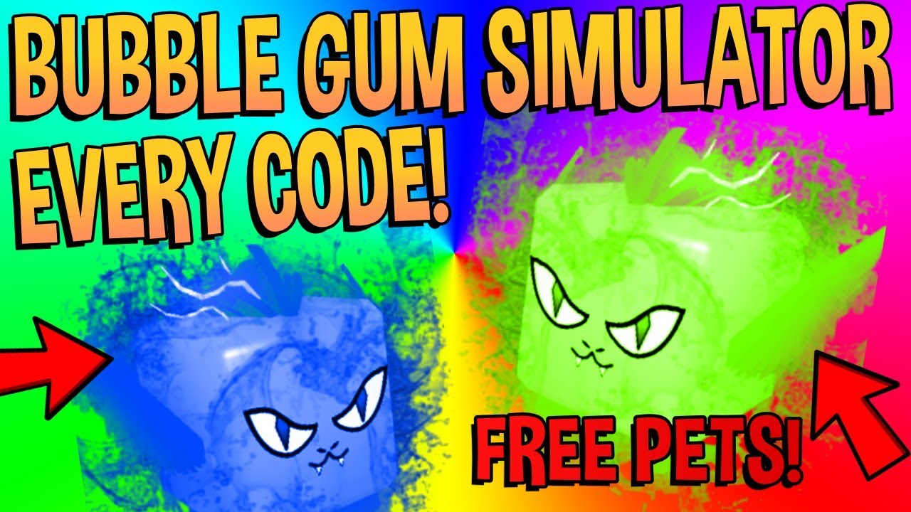 codes for bubble gum simulator
